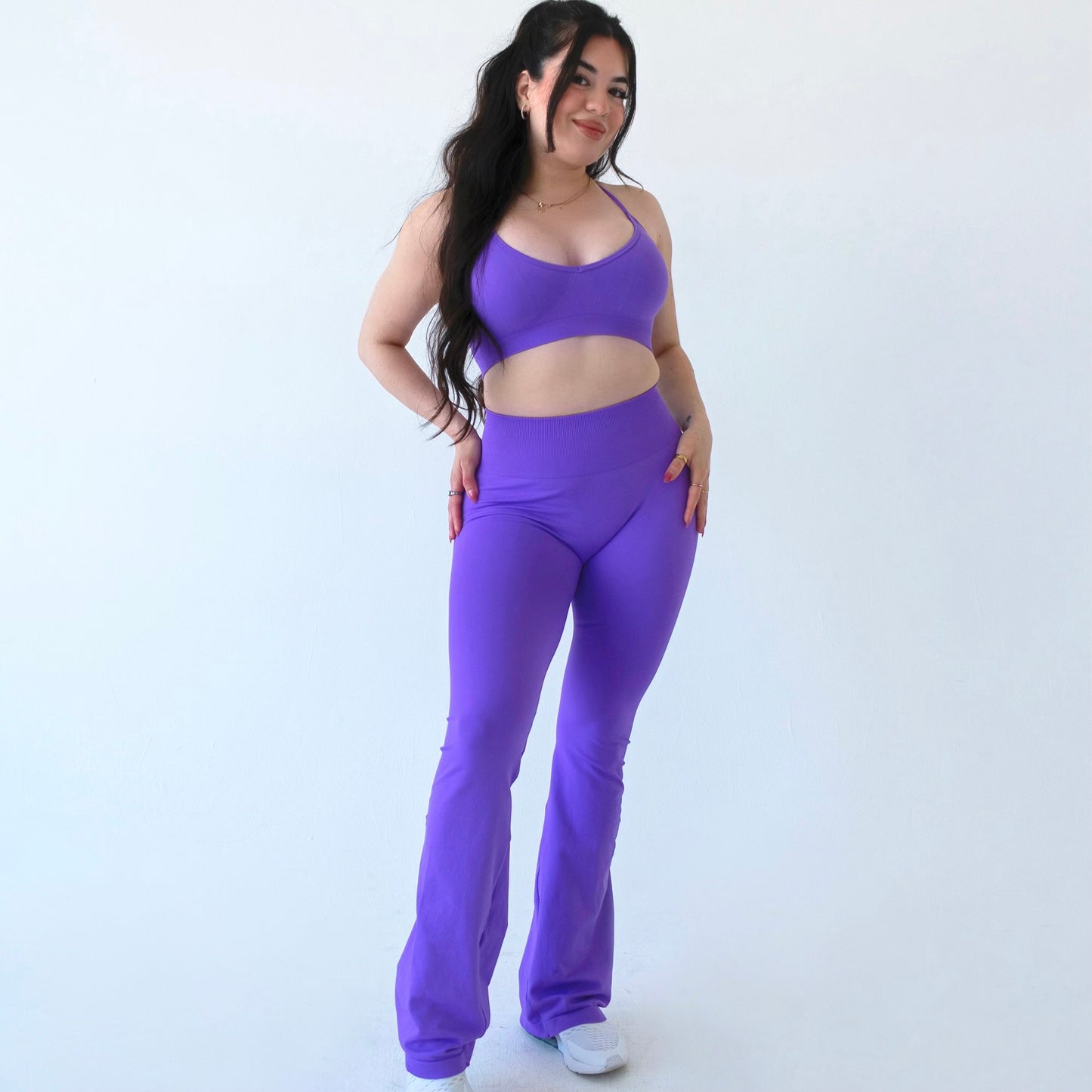 Selena Purple Yoga Pants