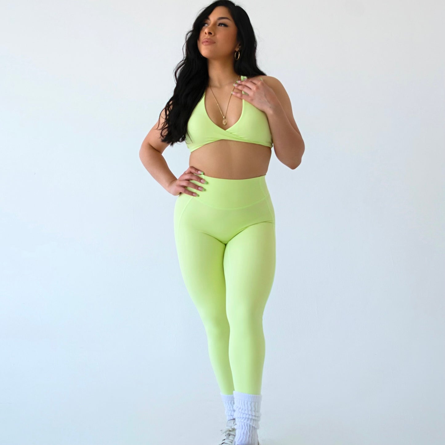 Light Green Smooth Leggings