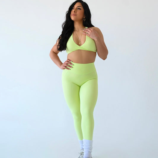 Light Green Smooth Leggings